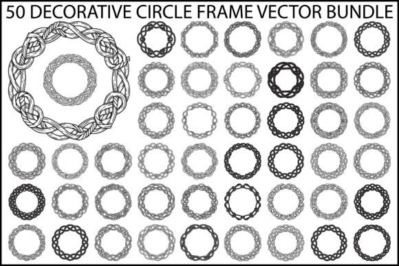 Download Decorative Circle Frame Bundle - Premium Bundle