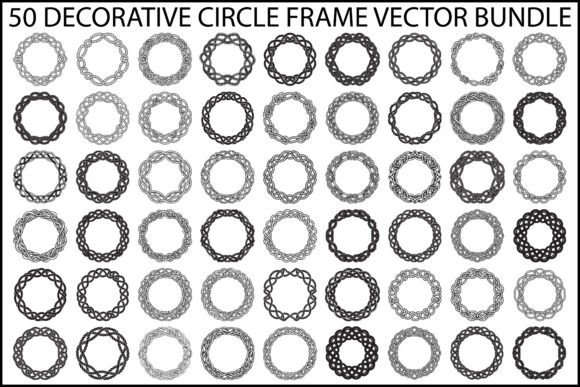 Download Decorative Circle Frame Bundle - Premium Bundle