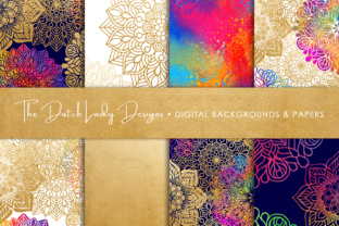 Download Mandala Pattern Scrapbook Papers - Mandala pattern Collection