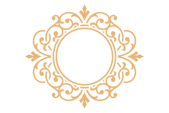 Download Golden Filigree Circle. Decorative Round - Premium Resources